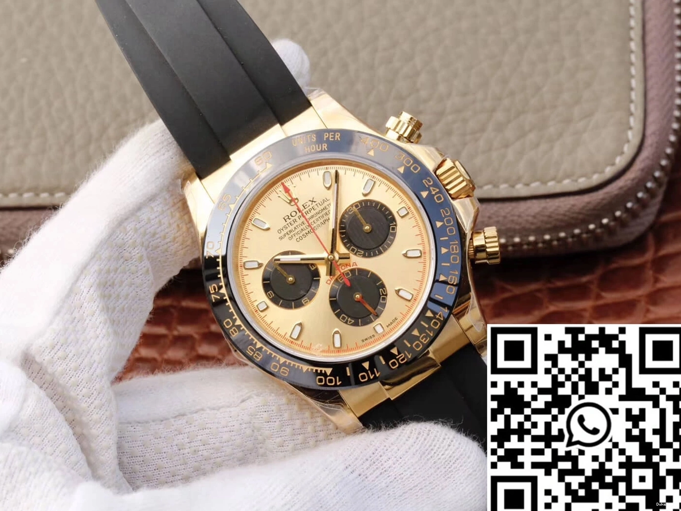 Factory Chronograph Black 116518ln Yellow Cosmograph V6 Daytona Rolex JH Gold 0219